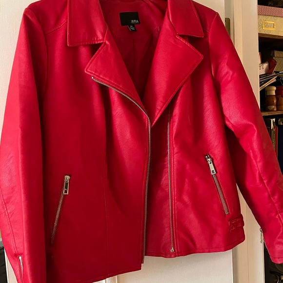 Ana Red Women’s Moto Jacket - Picture 2 of 7